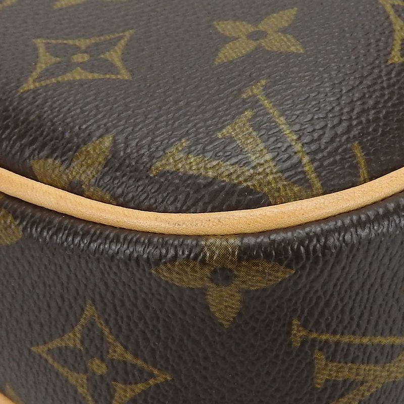 Louis Vuitton Shoulder Bag Reporter PM M45254 Monogram Canvas Brown Gold