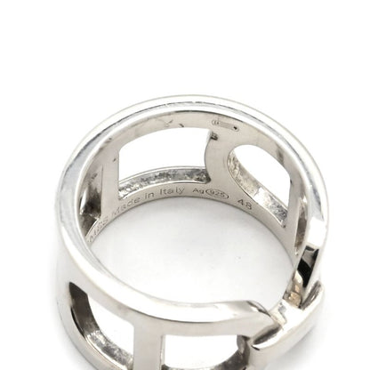 Hermes Ring Ever Chaine D'ancre MM Silver 925 Silver #48 (Jp8) Accessories
