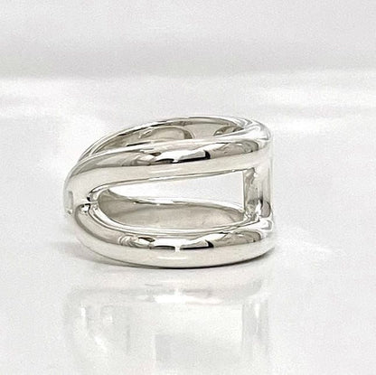 Hermes Ring Ozmoz PM F22864 Silver Ring JP14