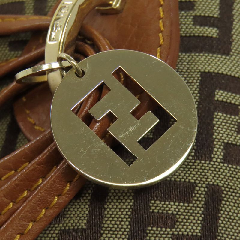 Fendi Zucca Pattern Handbag Canvas Women