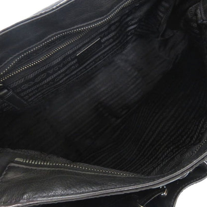Prada Messenger Bag Bt0582 Crossbody Shoulder Bag Leather Nylon NERO 1191 Prada