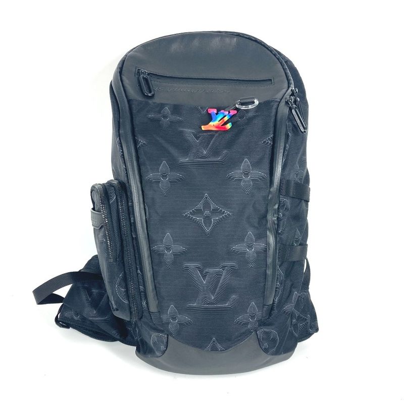 Louis Vuitton Backpack Sac Mountain Backpack M45603 Leather / Nylon Black