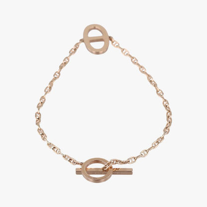 Hermes Chaine d'Ancre Contour Gold Necklace