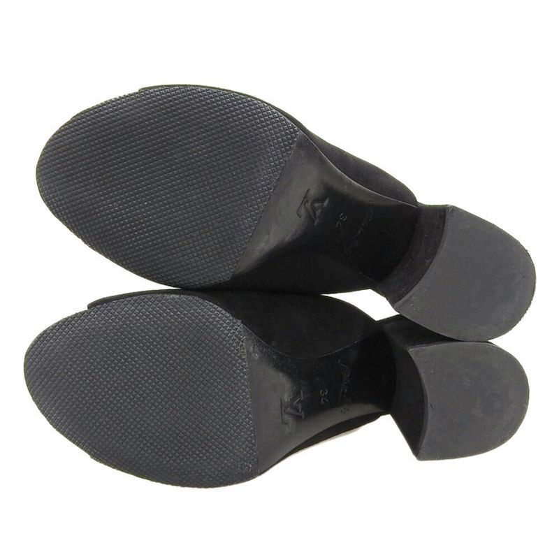 Louis Vuitton 2016 Item Essential V Suede Leather Open Toe Sabo Sandals Mules