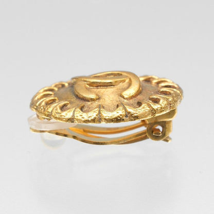 Chanel Coco Mark Vintage *only One Side Gold Plated 97P Ladies 7.2g Earring