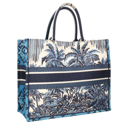 Dior BOOK TOTE Book Tote Palms Large Toile De Jouy Tote Bag Women's Large