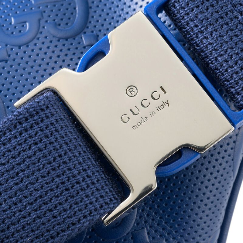 Gucci Waist Bag/body Bag GG Embossed Black