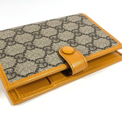 Gucci Passport Case Retro Logo 724562 GG Supreme Canvas Yellow