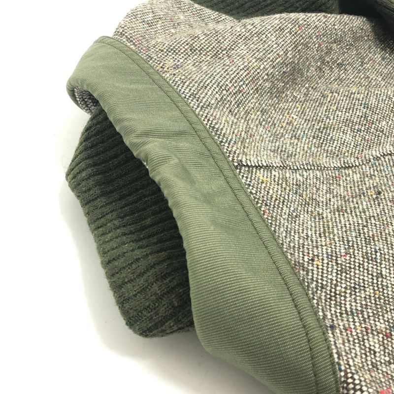 Fendi Dress W Pockets Zip Up Tweed Gray