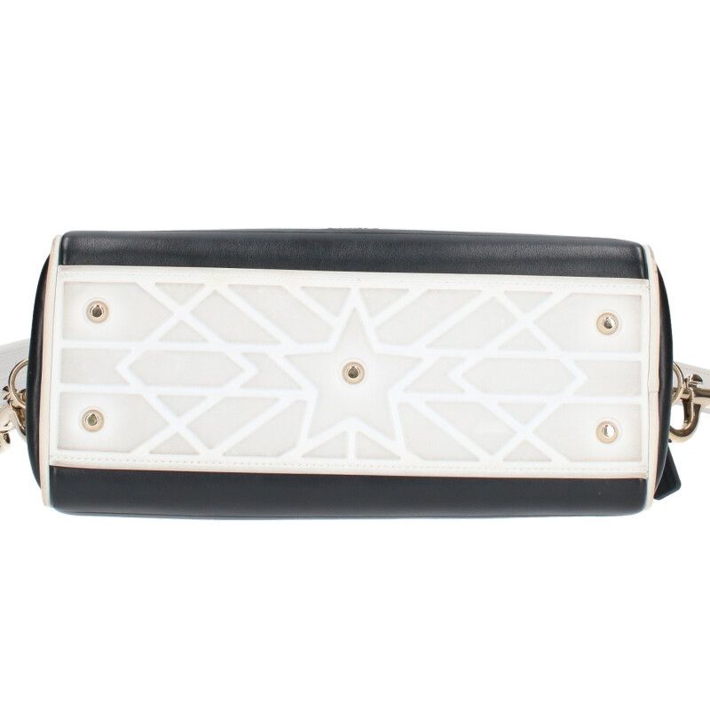 Dior VIBE 2wayleather Small Bow Ring Handbag Men's