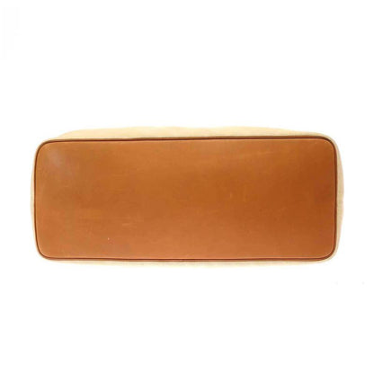 Saint Laurent Paris Leather Trimmed Canvas Duffel Bag 773705 09 23 Brownish