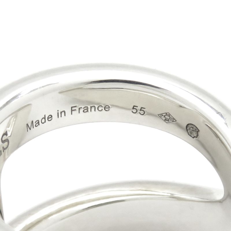 Hermes Ring Ozmoz GM Silver 925 Silver #55(jp15) Accessories Ag925 H Motif #15