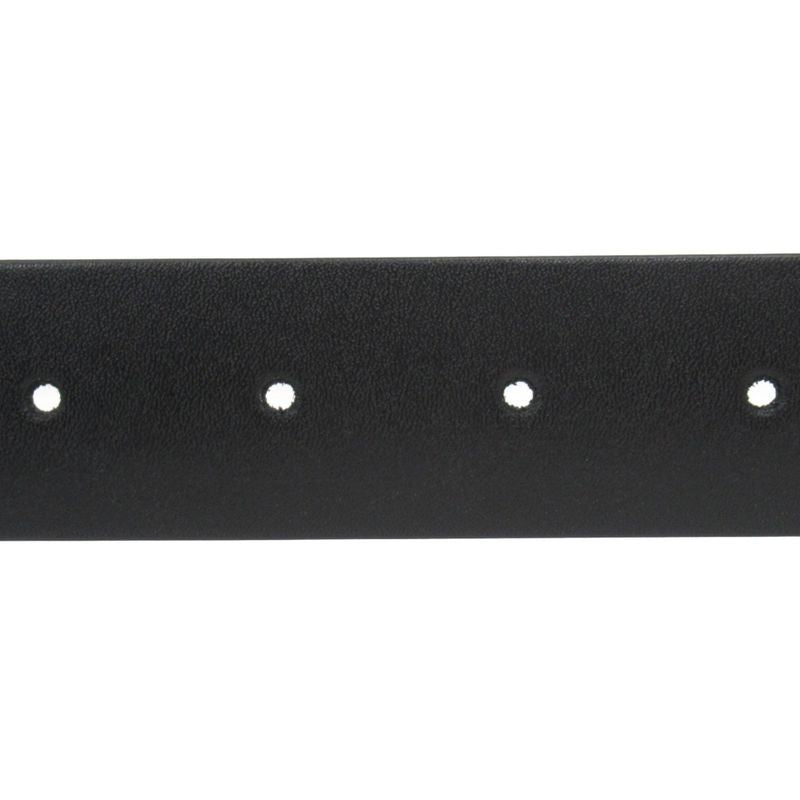 Bottega Veneta Leather Belt Square Buckle Size L Black Mens Used