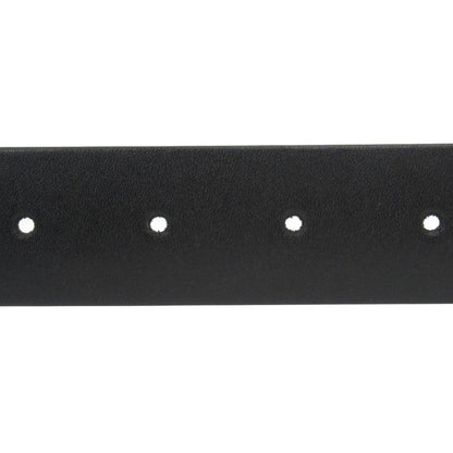 Bottega Veneta Leather Belt Square Buckle Size L Black Mens Used