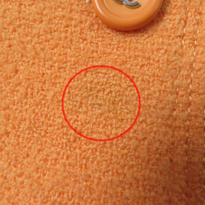 CHANEL Vintage 96P P06565v04632 Wool Nylon Coco Mark Button Tweed Tailored