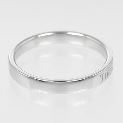 Tiffany & Co Band Ring 3mm (0.12in) Model Pt950platinum 17.5 Men's 5g Ring