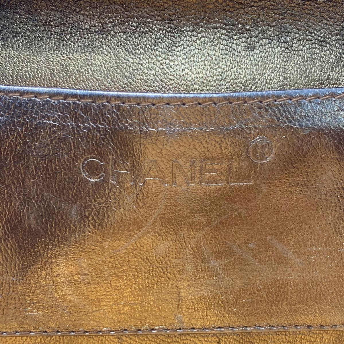 Chanel Cocomark Pouch Chain Shoulder Bag Black Velvet Velor Gold Hardware
