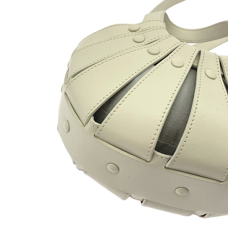 Bottega Veneta - The Shell Leather 2-way Shoulder Bag - White - Women