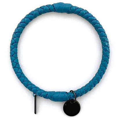 Bottega Veneta Bangle Light Blue Intrecciato Ec19881