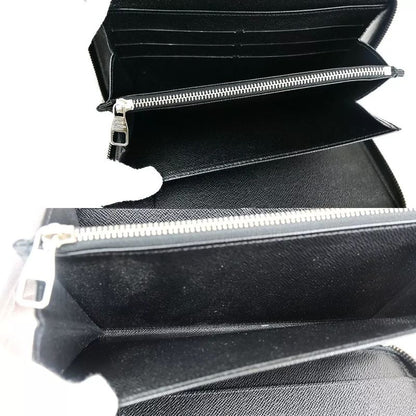 Louis Vuitton Zippy Organizer Damier Graphite Long Wallet N63077 81bs093