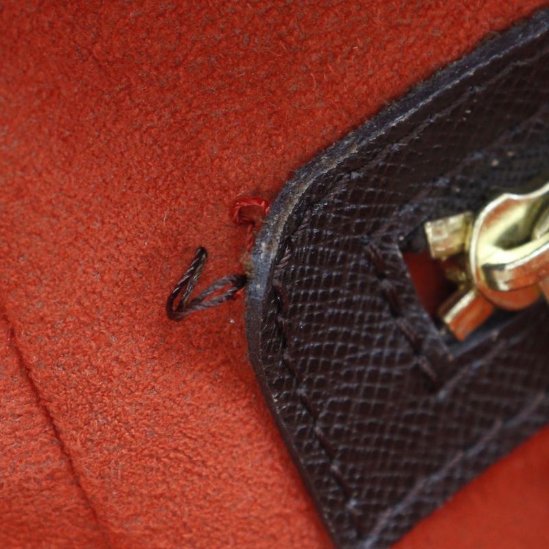 Louis Vuitton Triana N51155 Damier Canvas Brown Vi0958 Ladies Handbag