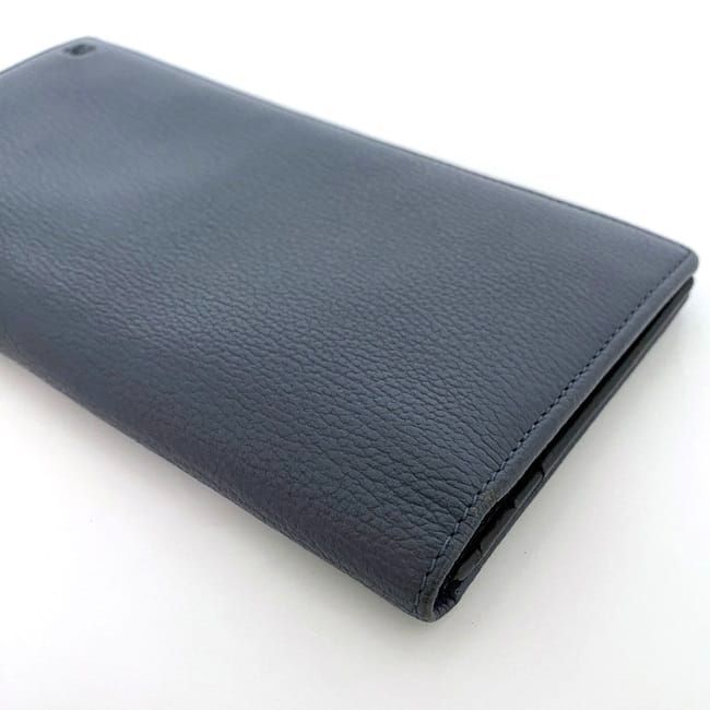 Loewe Folding Long Wallet Ec21115 Light Navy Anagram Wallet