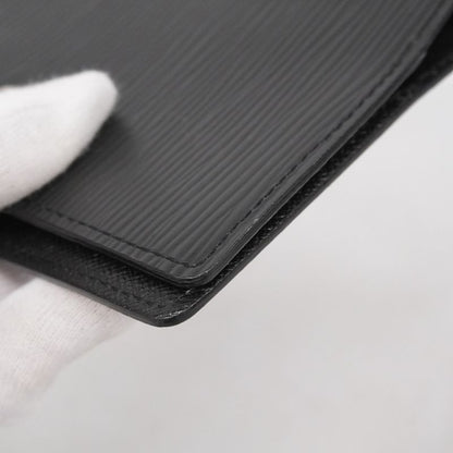 Louis Vuitton Notebook Cabas - Epi Agenda PM R20052 Noir Black Men Women Unisex