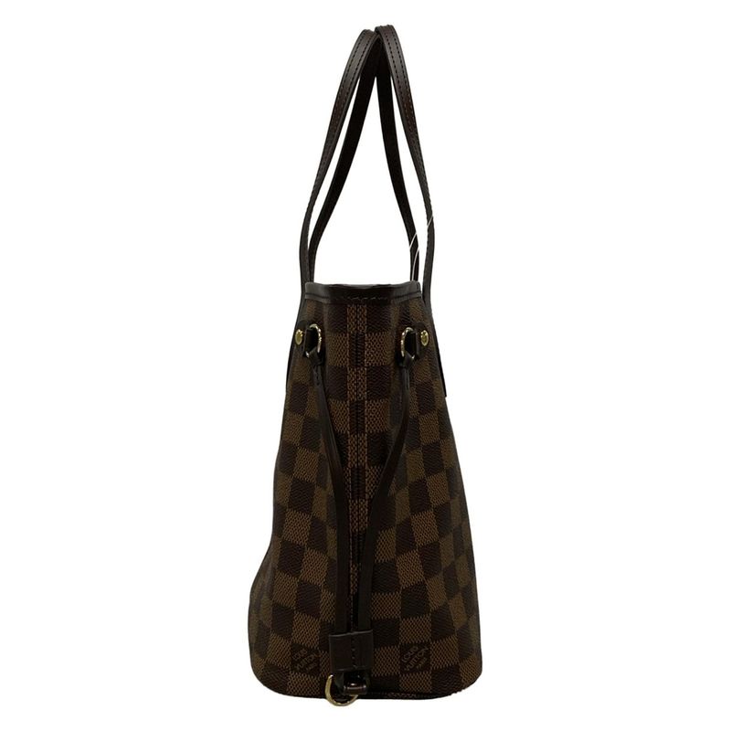 Louis Vuitton Damier Neverfull PM N41359 Ebène Tote Bag