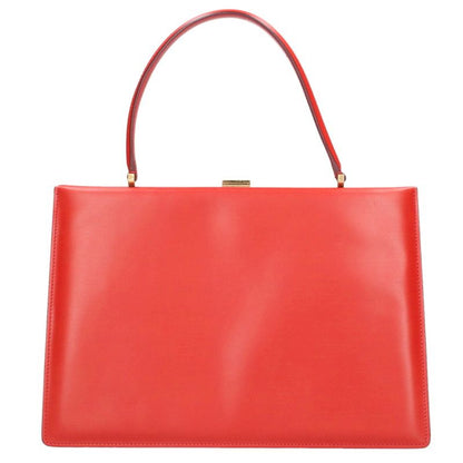 Celine Clasp Medium Leather Handbag Women