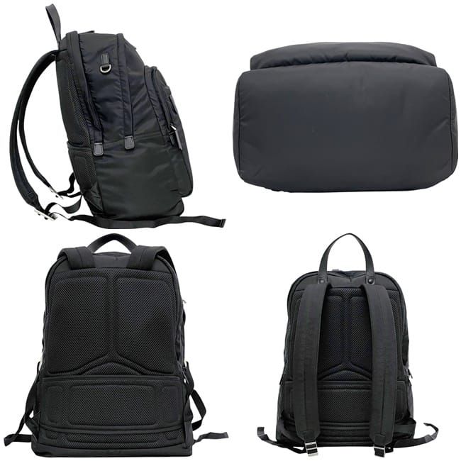 Prada Backpack Black NERO Tessuto 2vz048 Excellent Condition