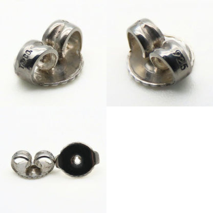 Tiffany & Co Earrings Open Heart 925 Silver Approx 1.7g Silver Elsa Peretti