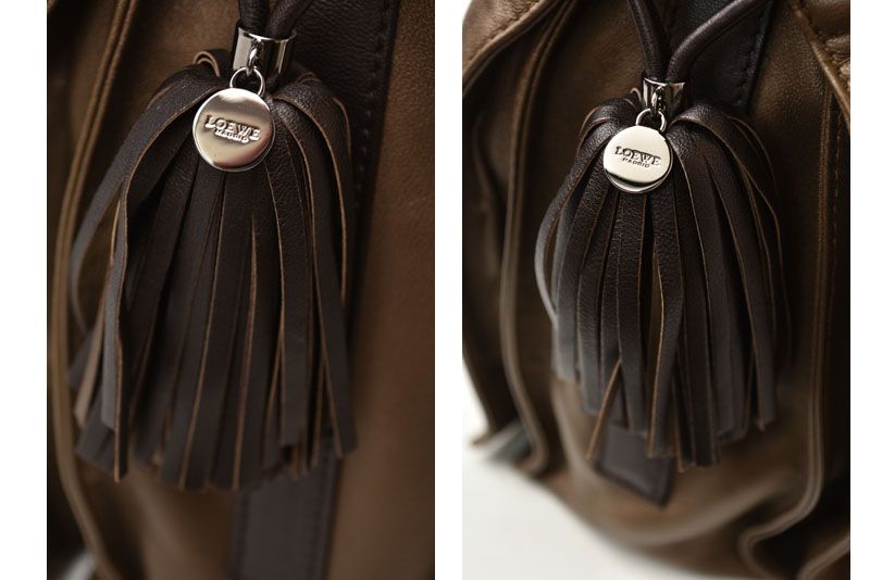 Loewe Flamenco Bag Crossbody Tassel Anagram Loewe Nappa Bag Bronze