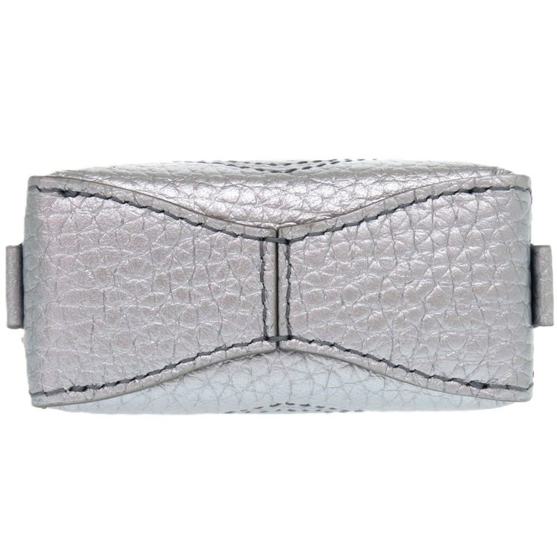 Tiffany & Co Return To Tiffany & Co Tote Leather Silver Micro Tote 0059 Tiffany