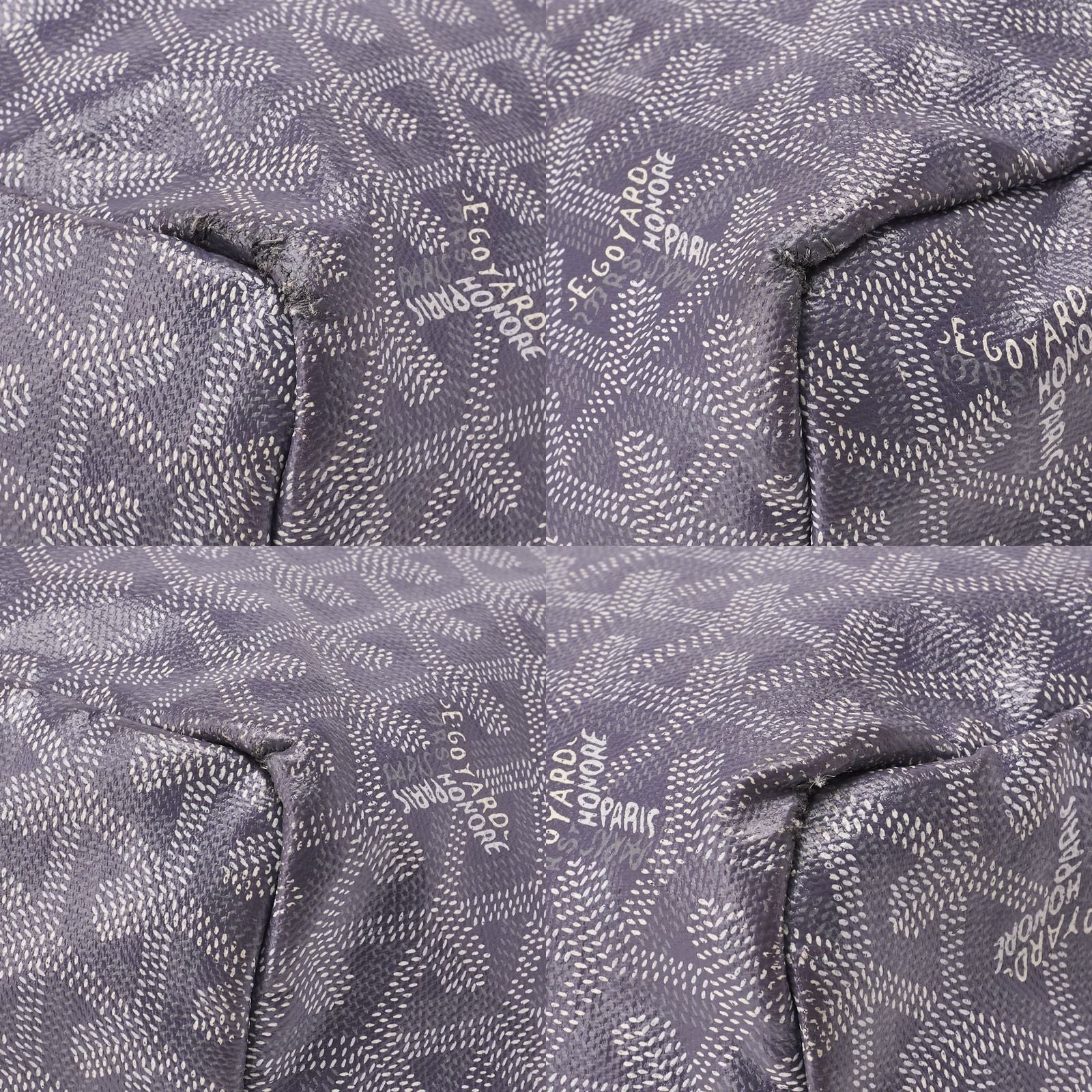 Goyard Saint Louis PM Tote Bag Coated Canvas Gray