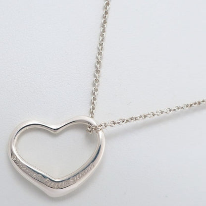 Tiffany & Co Open Heart Elsa Peretti 925 Silver Ladies 4.7g Necklace