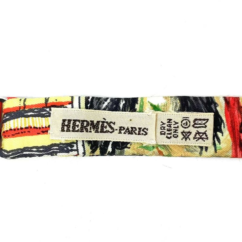 Hermes Ascot Tie Silk Multicolor