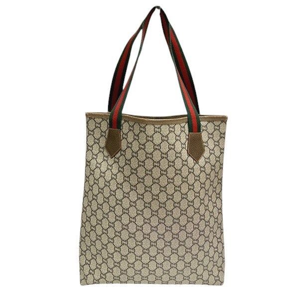 Gucci GG Plus Old Gucci Sherry Line Bag Tote Bag Unisex
