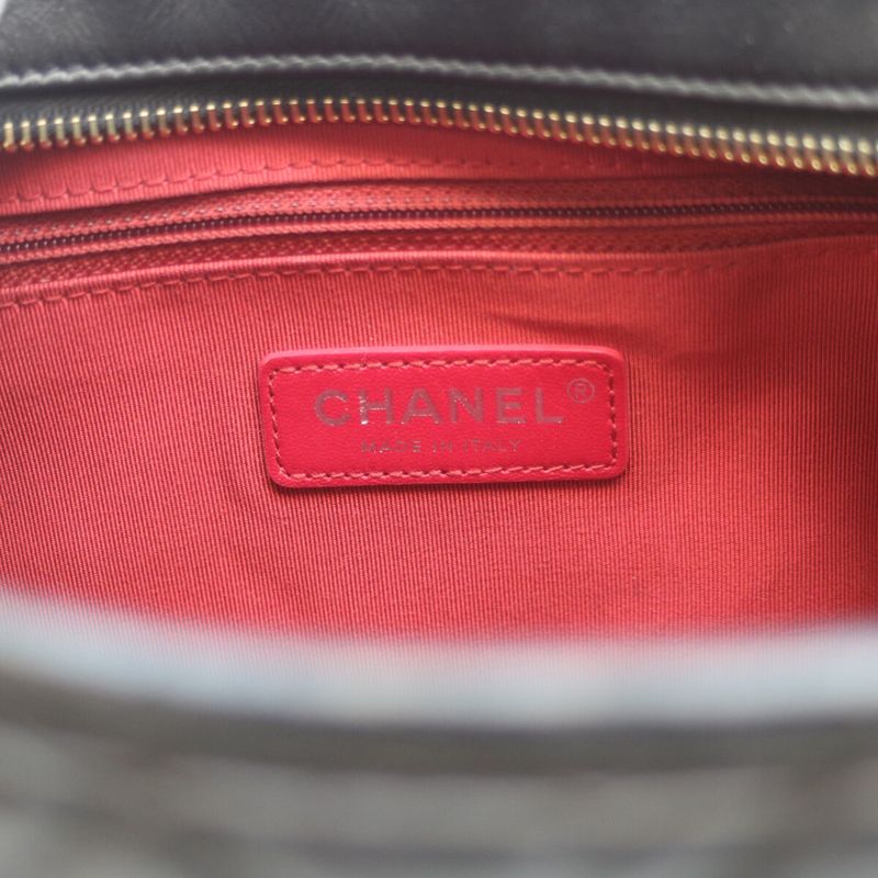 Chanel No 24 A93824 Black Gabrielle De Chanel Large Hobo Shoulder Bag Black