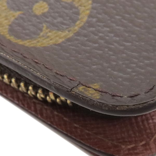 Louis Vuitton Bifold Wallet Compact Zip Monogram Canvas Monogram Gold Hardware
