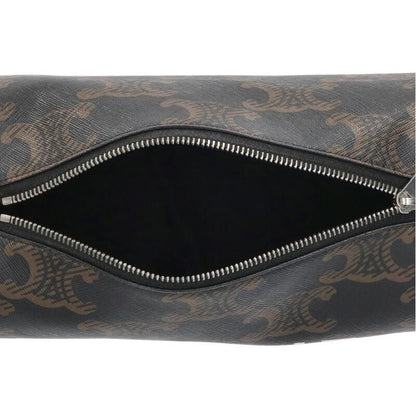 Celine 110052ekk Triomphe Canvas Cylinder Shoulder Bag Men's