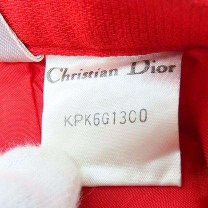 Christian Dior Skirt 11 Wool Polyester Cupro Red None With Pockets Apparel