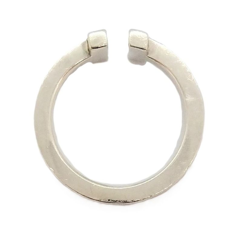 Tiffany & Co Tiffany & Co T Square Ring Approx Size 14 Sv925 45g Silver