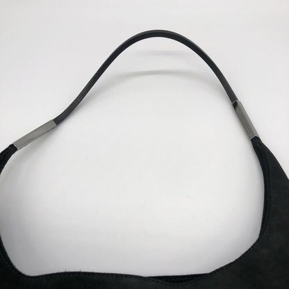 Gucci 001 3167 Shoulder Bag Handbag Suede Black Ladies Men Fashion Vintage