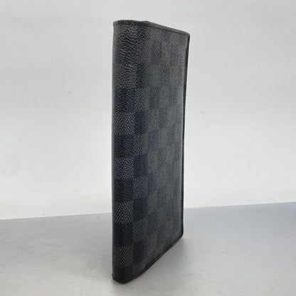 Louis Vuitton Damier Graphite Portefeuille Blazer N62665 Black Men's Long Wallet