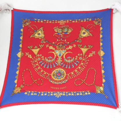 Hermes Pleated Carre Pleated Scarf Papules Des Sables Desert Accessories Scarf