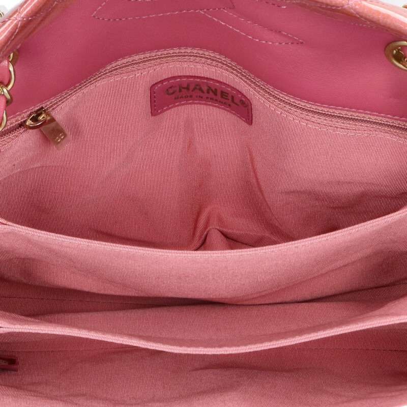 Chanel Patent Quilted Shoulder Bag Women