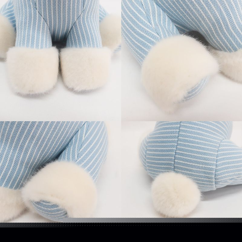 Hermes Baby - Hermi - Stuffed Animal Horse Blue - Cotton Accessories