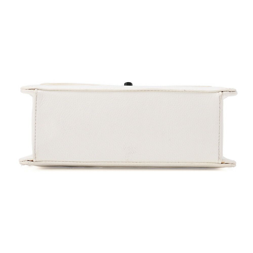 Chanel Handbag Mini Kelly Shape Caviar Skin White With Gold Hardware Ladies Bag