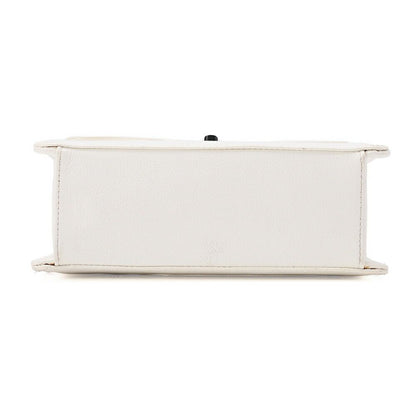 Chanel Handbag Mini Kelly Shape Caviar Skin White With Gold Hardware Ladies Bag