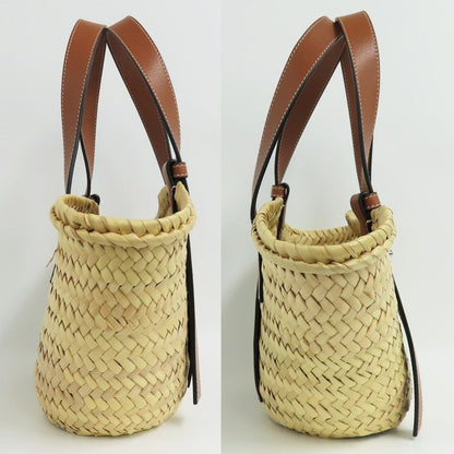 Loewe Basket Bag Small 327.02s93 Anagram Natural Tan Raffia Basket Bag